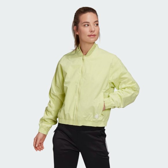 New Women's Adidas Woven Bomber Jacket (FS7188)